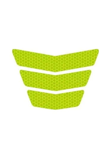 Fosforlu Sarı Pratik Yansıtıcı Etiket İyi Parlaklık Parlak Renk Uyarısı