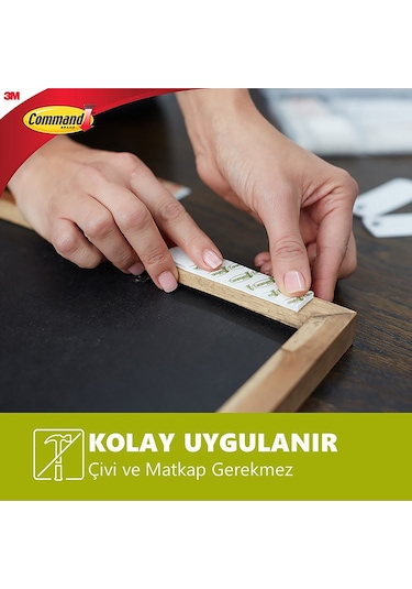 3M Command 17207 Cırt Bant Dar Orta Boy