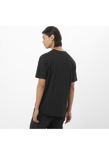 Salomon Logo Rx Tee M Deep Black// Erk T-shırt Lc2527200 Siyah