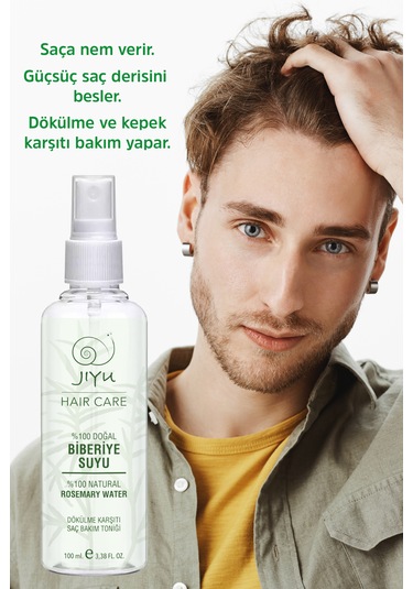 Biberiye Suyu Dökülme Karşıtı Saç Bakım Toniği