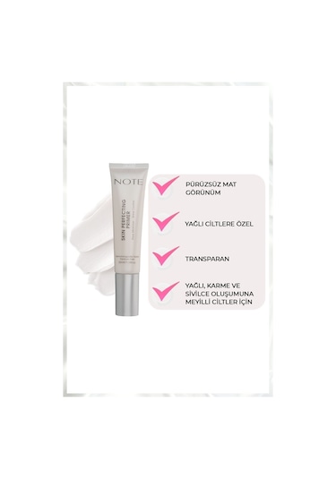 Note Cosmetique Skin Perfecting Primer Matlaştırıcı Yağlı Ve Karma Ciltlere Özel Makyaj Bazı