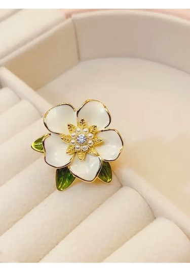 Olfil Broş-mini Çiçek Nazik Çiçeklenme 218504716 Altın Rengi