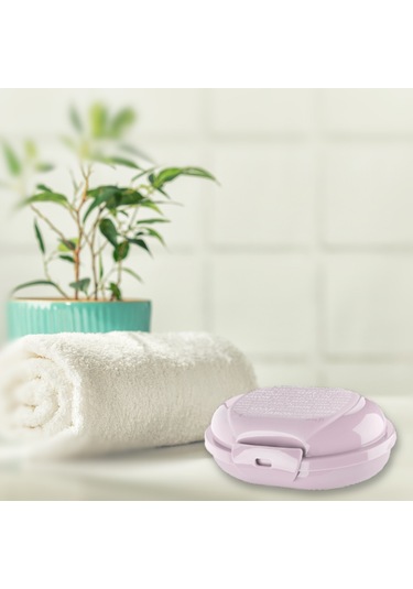 Seyahat Tipi Kapaklı Katı Sabunluk Pratik Sabunluk Katı Sabun Kutusu Diğer