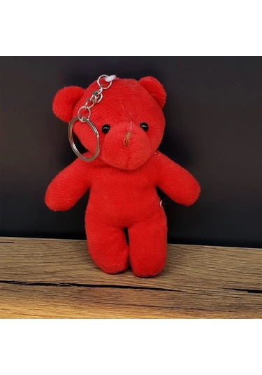 Hediyelik Kırmızı Tüllü Kese Ve Sevimli Ayıcık 1 Adet