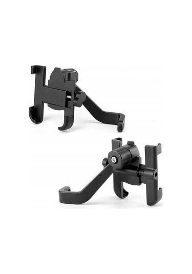 Alüminyum Gövdeli Metal Ayna Bağlantılı Motosiklet Telefon Tutucu 7 İnç Xl Renkli