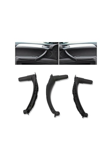 Besthome1 Araba Iç Kapı Paneli Sap Çekme Kapağı 3pcs Set For-bmw E70 X5