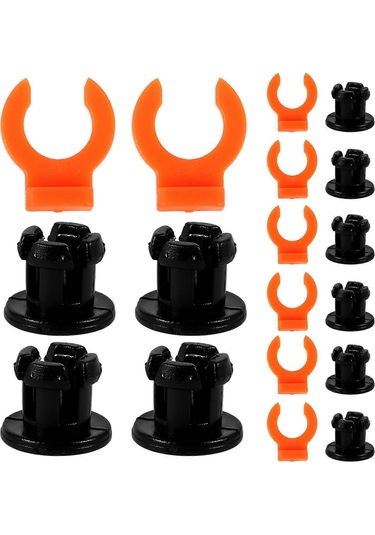 Yuvarlak Boru Kelepçesi 3d Yazıcı Aksesuarları Klips Şekli Boru Sabitleme Okul Kullanımı Plastik 30 Adet