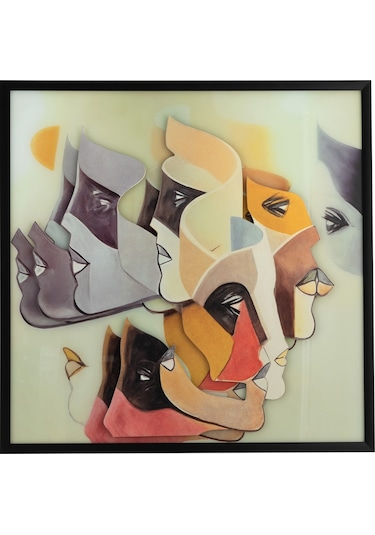 Mudo Home Spectrum Çerçeveli Tablo 100x100 Cm
