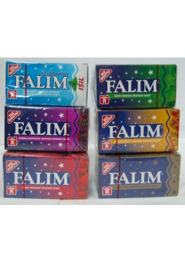 Falım Tekli Sakız Çeşitleri 600 Adet