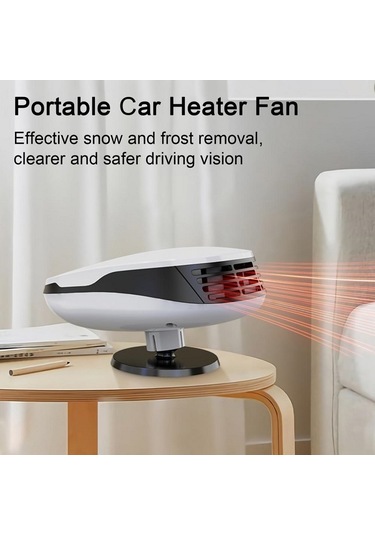 Çok Fonksiyonlu Araç Isıtıcısı Kış Buğu Giderme Sıcak Hava Fanı 9710b