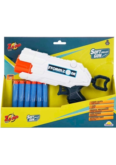 2712 Zapp 6 Mermili Sünger Dart Atan Silah -sunman