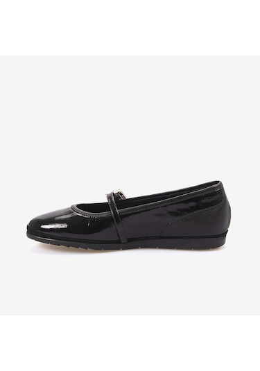 Mocassini Kadın Babet T02 Siyah Kir. Rugan