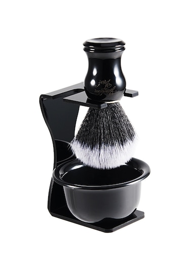 Fosenze Saçak Fırça Seti - Saf Saçak, Nilon Sap Ve Fırça, Abs + Nilon Malzeme, Hediye Kutusu İçerisinde Siyah