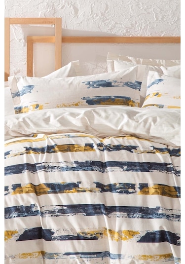 Yataş Bedding Stain Ranforce Çift Kişilik Nevresim Seti Bej