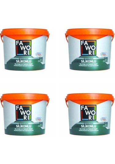 Fawori Silikonlu Dış Cephe Boyası 15 Litre 4 Adet