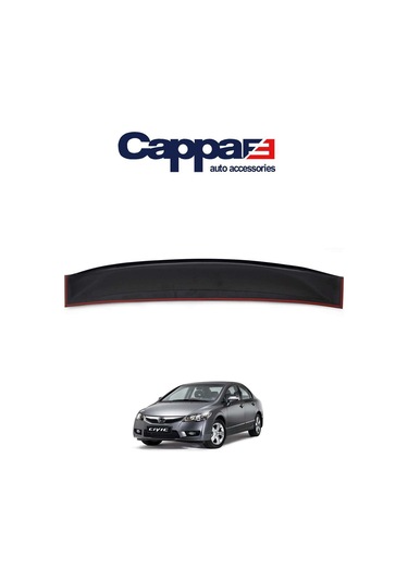 Cappafe Honda Civic 8 Arka Cam Üstü Spoyler Akrilik Abs 06-201