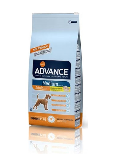 Advance Medium Adult Chicken Tavuklu Orta Irk Yetişkin Köpek Maması 3 KG