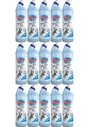 Bingo Oksijen Çamaşır Suyu 750 Ml X 15 Adet