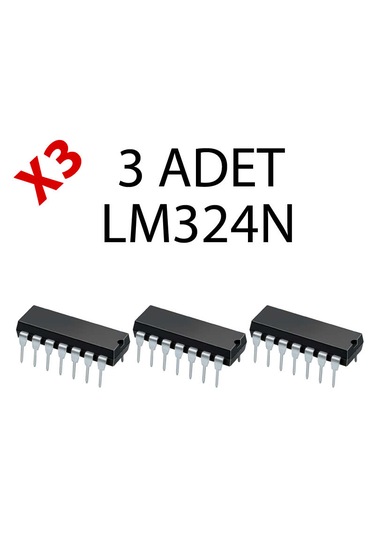 Lm324n , Lm324 , Dıp-14 Entegre 3 Adet