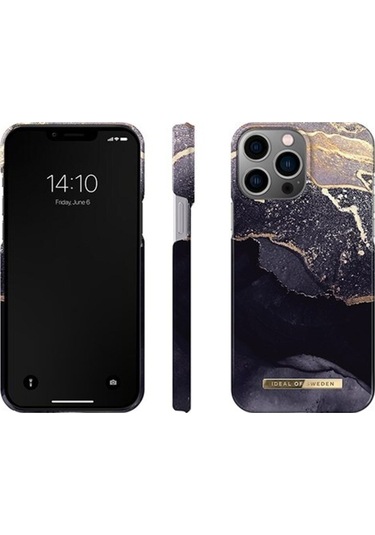 Fashion Case Apple Uyumlu iPhone 13 Pro Max Siyah