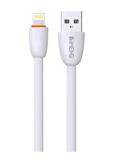 İmeng ML109 3.1 A Usb A To Lightning Data Hızlı Şarj Kablosu Beyaz