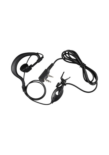 Qingmipy Baofeng Uv-5r İç Kulaklıklı Mikrofon - Elserbest İletişim, Kararlı Klem, Net Ses, 120cm Uzun Kordon