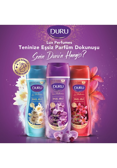 Duru Lux Perfumes Jasmin Amber Duş Jeli 6 x 450 ML
