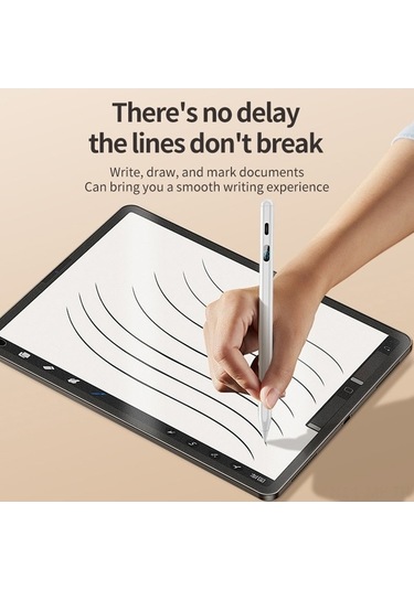 Novahub Evrensel Manyetik Stylus Kalem - Hızlı Şarj, Uzun Pil, Değiştirilebilir Uç - Android Uyumlu, İçin Uygun