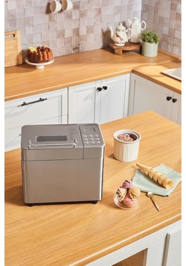 Karaca 15 İn 1 Dondurma Reçel Yoğurt Hamur Yoğurma Ve Ekmek Yapma Makinesi