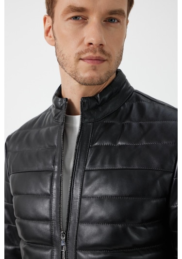 Lugano Siyah Deri Mont 001