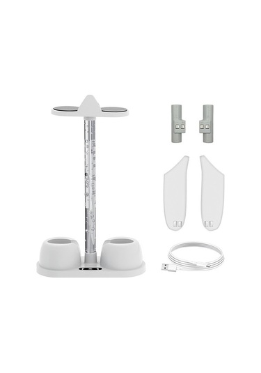 Artfulabode Meta Quest 3 Şarj Tabanı - Soğuk Rgb Beyaz Braketi