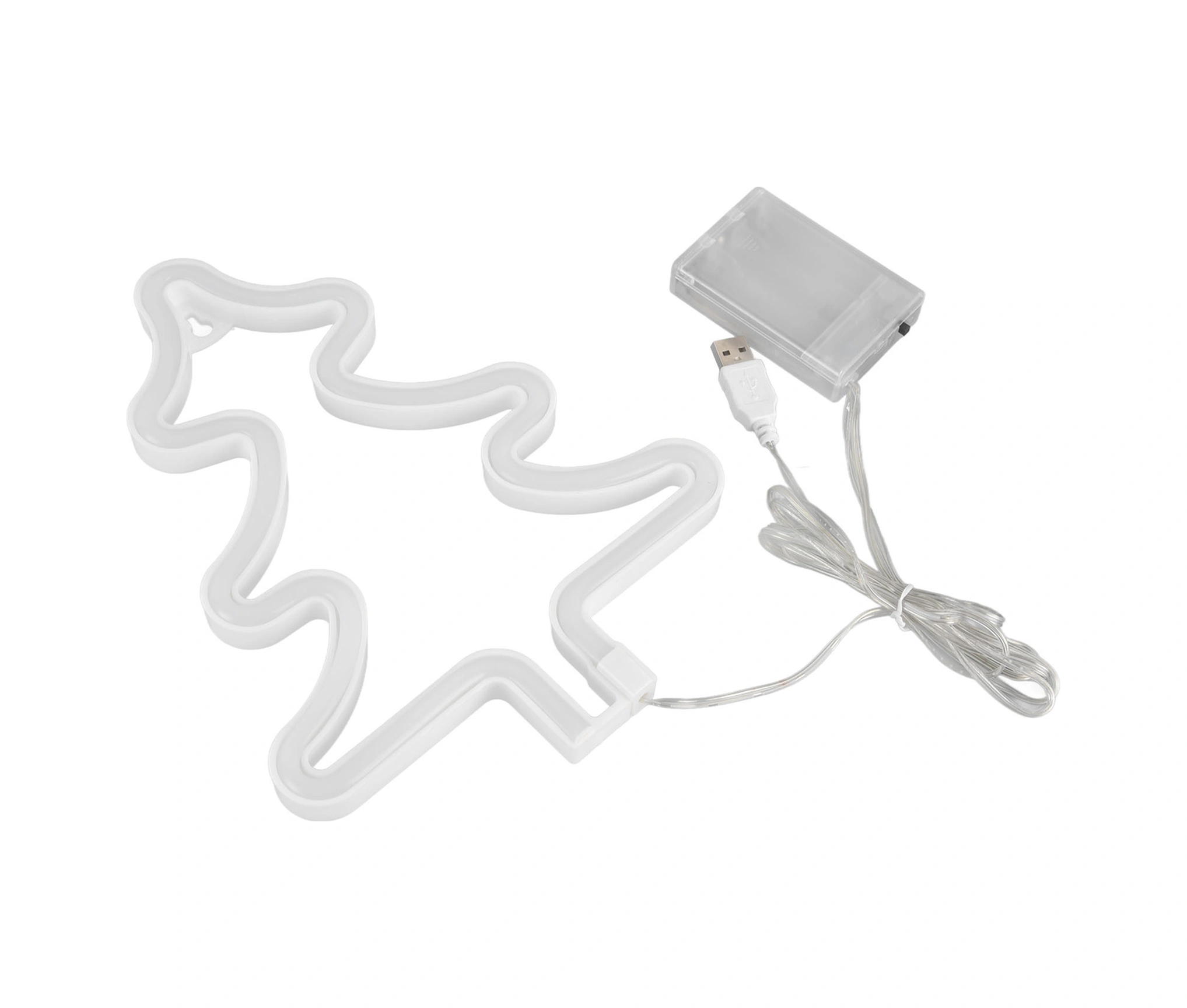 Youtek Yeşil Işıklı Noel Ağacı Şekilli Led Neon Işıklı Tabela - Güvenli Düşük Voltajlı Dekoratif Aydınlatma - Partiler, Festivaller İçin - Pil Dahil Değil Diğer