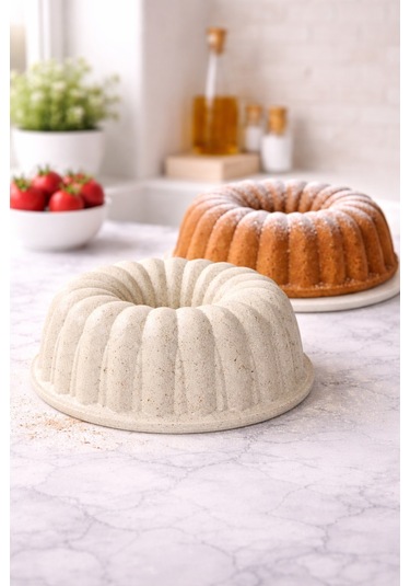 PureBake Dilimli Granit Kek Kalıbı – Yapışmaz Döküm Kek Kalıbı