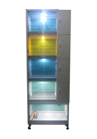 İstanbul Kafes Model 5Ys Pvc Kuş Dolabı