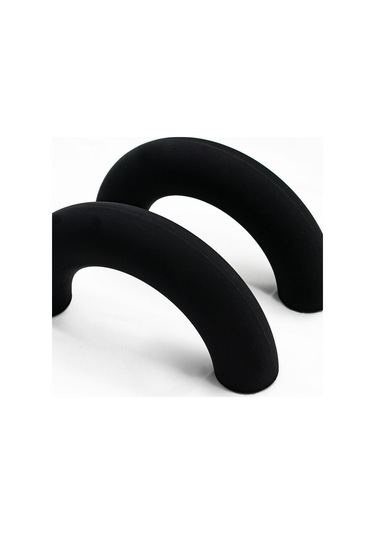 Suntek 2 Adet Yarım Daire Dambıl Kaymaz Taşınabilir Siyah-1kg