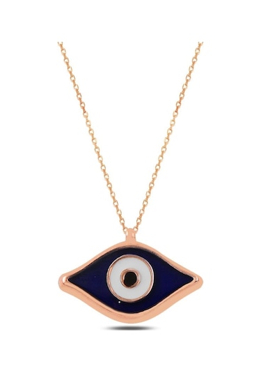 Lacivert Nazar Göz Kolye