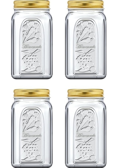 Paşabahçe 80385 Homemade Kavanoz 1000Cc - 4 Adet