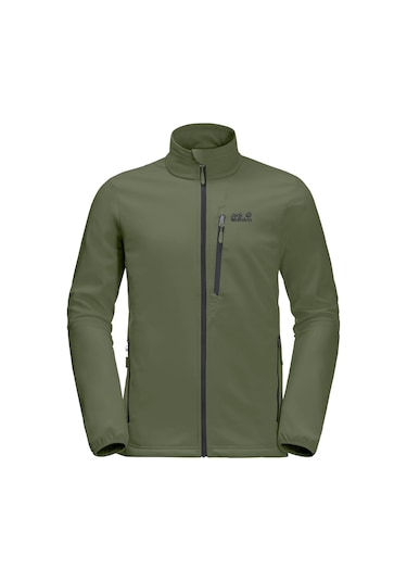 Jack Wolfskin Whirlwind Erkek Softshell Ceket Haki