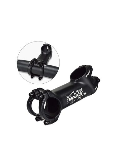 Suntek 31.8 Bisiklet Kökü Hafif Kısa Gidon Kökü Yol Siyah