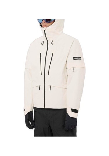 Salomon Salomon Venom Erkek Beyaz Kayak Ceketi 17970 Beyaz