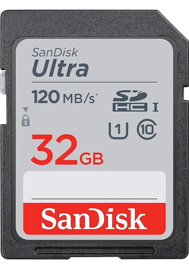 Ultra 32gb Sdhc Memory Card 120mb/s Açık Mavi