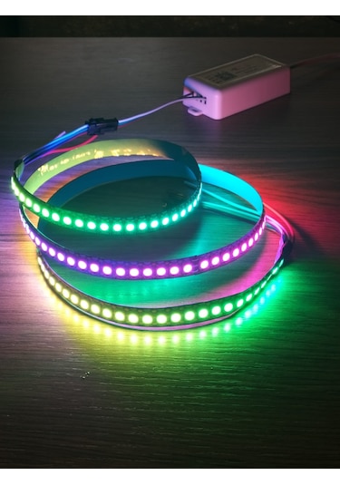 Ws2812B Ayrı Ayrı Adreslenebilir Argb 144Lü Şerit Led 5V