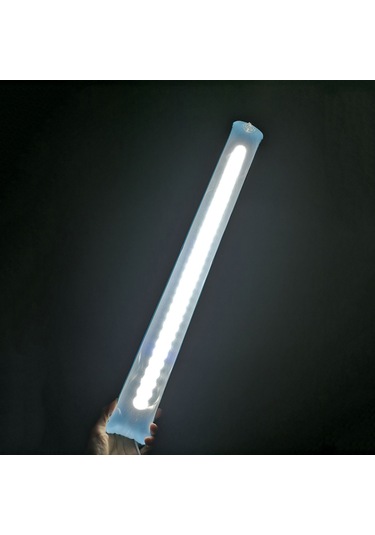 Yunboo Usb Şarjlı Pvc Enflasyonlu Katlanabilir Kamp Işığı, Parlaklık Ayarlanabilir, Mavi, L 65cm Çok Renkli