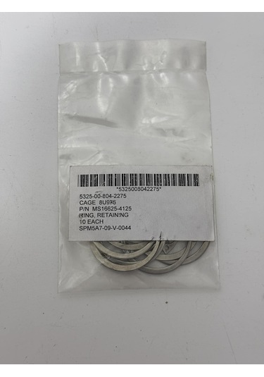 Ms16625-4125 Paslanmaz Çelik Segman 10 Adet