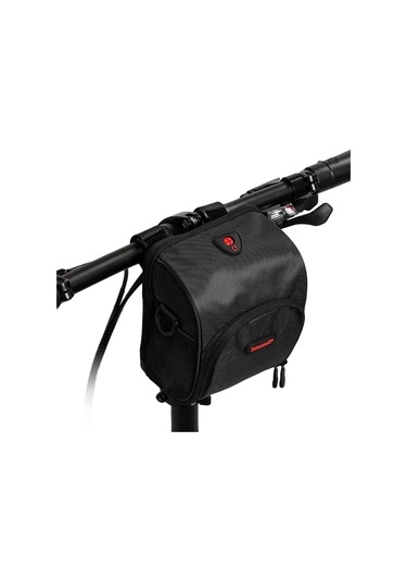Rhınowalk Bisiklet Gidon Çantası Bisiklet Ön Çantası Yol Bisikleti Çantası Bisiklet Çerçeve Çantası - Siyah