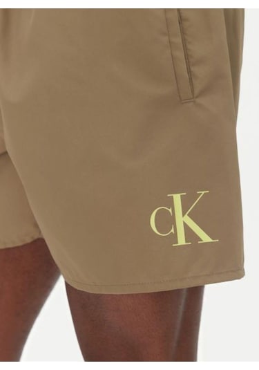 Calvin Klein Şort-7676 Yeşil