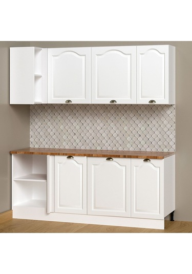 200 Cm Greena Whıte Köşe Modülü Beyaz