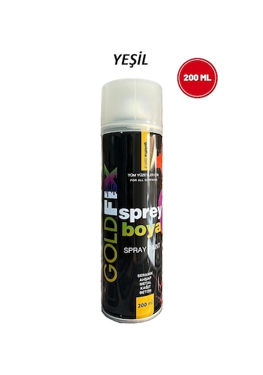 Goldfix Sprey Boya 200 Ml Yeşil Tekli