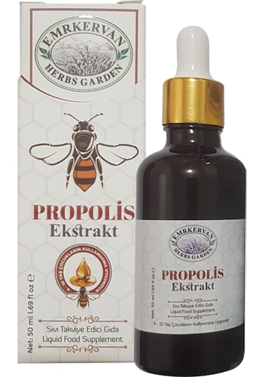 Emr Kervan Herbs Garden Sivi Propolis Ekstraktı Alkolsüz 50 ML