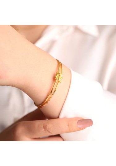 15 Gr 22 Ayar Düğüm Başak Bilezik